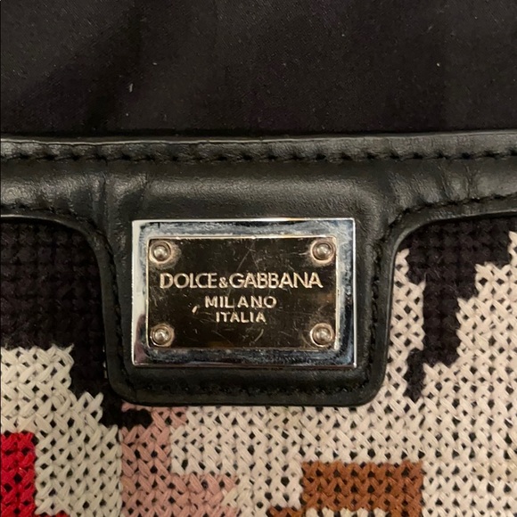 Dolce & Gabbana fabric & leather tote bag - Picture 3 of 7